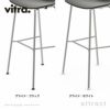 Vitra ヴィトラ HAL ハル RE Stool スツール ミディアム SH64.5cm スチールベース 4本脚 クローム仕上げ カラー：8色 デザイン：ジャスパー・モリソン