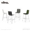 Vitra ヴィトラ HAL ハル RE Stool スツール ミディアム SH64.5cm スチールベース 4本脚 クローム仕上げ カラー：8色 デザイン：ジャスパー・モリソン