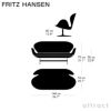 FRITZ HANSEN フリッツ・ハンセン SWAN SOFA スワンソファ 3321 2人掛けソファ W144cm グレースレザー カラー：3色 シェーカーベース デザイン：アルネ・ヤコブセン 