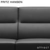  FRITZ HANSEN フリッツ・ハンセン SERIES 3300 3303 3人掛けソファ W182cm エッセンシャルレザー カラー：5色 クローム仕上げスチールベース デザイン：アルネ・ヤコブセ