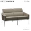 FRITZ HANSEN フリッツ・ハンセン SERIES 3300 3302 2人掛けソファ W126cm エッセンシャルレザー カラー：5色 クローム仕上げスチールベース デザイン：アルネ・ヤコブセン 