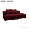 FRITZ HANSEN フリッツ・ハンセン ALPHABET SOFA アルファベットソファ PL210-3 2シーター ソファ W210cm コーナー位置：左コーナー Christianshavn クリスチャンハウン カラー：26色 （単色張り） デザイン：ピエロ・リッソーニ ※クッション別売り