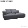 FRITZ HANSEN フリッツ・ハンセン ALPHABET SOFA アルファベットソファ PL210-3 2シーター ソファ W210cm コーナー位置：左コーナー Christianshavn クリスチャンハウン カラー：26色 （単色張り） デザイン：ピエロ・リッソーニ ※クッション別売り