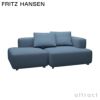 FRITZ HANSEN フリッツ・ハンセン ALPHABET SOFA アルファベットソファ PL210-4 2シーター ソファ W210cm コーナー位置：右コーナー Christianshavn クリスチャンハウン カラー：26色 （単色張り） デザイン：ピエロ・リッソーニ ※クッション別売り