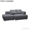 FRITZ HANSEN フリッツ・ハンセン ALPHABET SOFA アルファベットソファ PL210-4 2シーター ソファ W210cm コーナー位置：右コーナー Christianshavn クリスチャンハウン カラー：26色 （単色張り） デザイン：ピエロ・リッソーニ ※クッション別売り