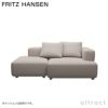 FRITZ HANSEN フリッツ・ハンセン ALPHABET SOFA アルファベットソファ PL210-4 2シーター ソファ W210cm コーナー位置：右コーナー Christianshavn クリスチャンハウン カラー：26色 （単色張り） デザイン：ピエロ・リッソーニ ※クッション別売り