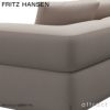 FRITZ HANSEN フリッツ・ハンセン ALPHABET SOFA アルファベットソファ PL210-4 2シーター ソファ W210cm コーナー位置：右コーナー Christianshavn クリスチャンハウン カラー：26色 （単色張り） デザイン：ピエロ・リッソーニ ※クッション別売り