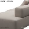 FRITZ HANSEN フリッツ・ハンセン ALPHABET SOFA アルファベットソファ PL240-4 2シーター ソファ W240cm コーナー位置：左コーナー Christianshavn クリスチャンハウン カラー：26色 （単色張り） デザイン：ピエロ・リッソーニ ※クッション別売り