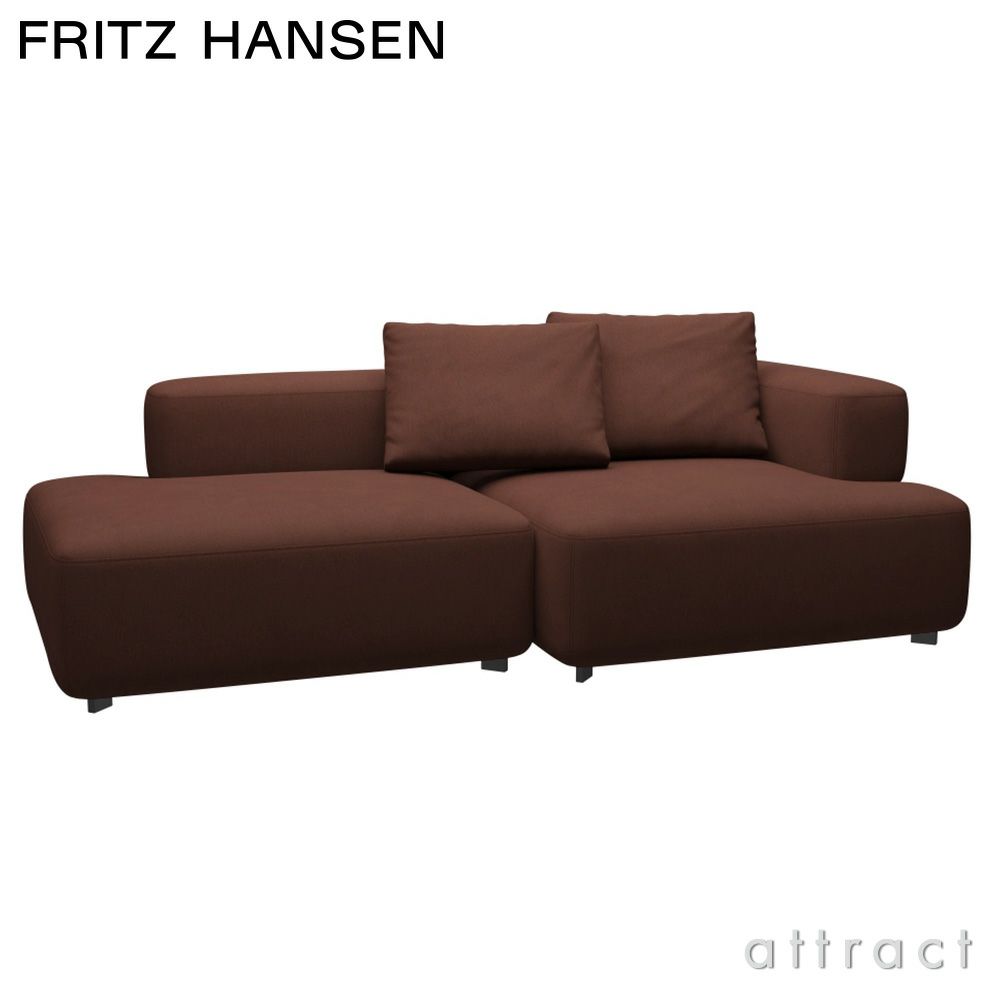 FRITZ HANSEN フリッツ・ハンセン ALPHABET SOFA アルファベットソファ PL240-5 2シーター ソファ W240cm コーナー位置：右コーナー Christianshavn クリスチャンハウン カラー：26色 （単色張り） デザイン：ピエロ・リッソーニ ※クッション別売り 