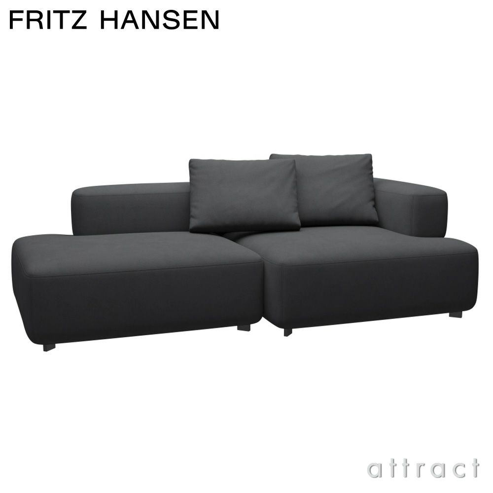FRITZ HANSEN フリッツ・ハンセン ALPHABET SOFA アルファベットソファ PL240-5 2シーター ソファ W240cm コーナー位置：右コーナー Christianshavn クリスチャンハウン カラー：26色 （単色張り） デザイン：ピエロ・リッソーニ ※クッション別売り 