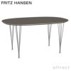 FRITZ HANSEN フリッツ・ハンセン SUPERELLIPSE スーパー楕円テーブル B612 ダイニングテーブル 100×150cm ラミネート天板 カラー：6色 スパンレッグカラー：7色 デザイン：ピート・ハイン、ブルーノ・マットソン 