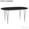 FRITZ HANSEN フリッツ・ハンセン SUPERELLIPSE スーパー楕円テーブル B612 ダイニングテーブル 100×150cm ラミネート天板 カラー：6色 スパンレッグカラー：7色 デザイン：ピート・ハイン、ブルーノ・マットソン 