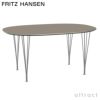 FRITZ HANSEN フリッツ・ハンセン SUPERELLIPSE スーパー楕円テーブル B612 ダイニングテーブル 100×150cm ラミネート天板 カラー：6色 スパンレッグカラー：7色 デザイン：ピート・ハイン、ブルーノ・マットソン 