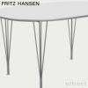 FRITZ HANSEN フリッツ・ハンセン SUPERELLIPSE スーパー楕円テーブル B612 ダイニングテーブル 100×150cm ラミネート天板 カラー：6色 スパンレッグカラー：7色 デザイン：ピート・ハイン、ブルーノ・マットソン 