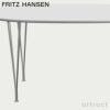 FRITZ HANSEN フリッツ・ハンセン SUPERELLIPSE スーパー楕円テーブル B612 ダイニングテーブル 100×150cm ラミネート天板 カラー：6色 スパンレッグカラー：7色 デザイン：ピート・ハイン、ブルーノ・マットソン 