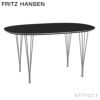 FRITZ HANSEN フリッツ・ハンセン SUPERELLIPSE スーパー楕円テーブル B611 ダイニングテーブル 90×135cm ラミネート天板 カラー：6色 スパンレッグカラー：7色 デザイン：ピート・ハイン、ブルーノ・マットソン