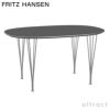 FRITZ HANSEN フリッツ・ハンセン SUPERELLIPSE スーパー楕円テーブル B611 ダイニングテーブル 90×135cm ラミネート天板 カラー：6色 スパンレッグカラー：7色 デザイン：ピート・ハイン、ブルーノ・マットソン