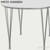 FRITZ HANSEN フリッツ・ハンセン SUPERELLIPSE スーパー楕円テーブル B611 ダイニングテーブル 90×135cm ラミネート天板 カラー：6色 スパンレッグカラー：7色 デザイン：ピート・ハイン、ブルーノ・マットソン