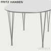 FRITZ HANSEN フリッツ・ハンセン SUPERELLIPSE スーパー楕円テーブル B616 ダイニングテーブル 100×170cm ラミネート天板 カラー：6色 スパンレッグカラー：7色 デザイン：ピート・ハイン、ブルーノ・マットソン