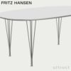 FRITZ HANSEN フリッツ・ハンセン SUPERELLIPSE スーパー楕円テーブル B616 ダイニングテーブル 100×170cm ラミネート天板 カラー：6色 スパンレッグカラー：7色 デザイン：ピート・ハイン、ブルーノ・マットソン