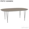 FRITZ HANSEN フリッツ・ハンセン SUPERELLIPSE スーパー楕円テーブル B613 ダイニングテーブル 120×180cm ラミネート天板 カラー：6色 スパンレッグカラー：7色 デザイン：ピート・ハイン、ブルーノ・マットソン