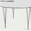 FRITZ HANSEN フリッツ・ハンセン SUPERELLIPSE スーパー楕円テーブル B613 ダイニングテーブル 120×180cm ラミネート天板 カラー：6色 スパンレッグカラー：7色 デザイン：ピート・ハイン、ブルーノ・マットソン