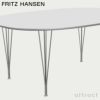 FRITZ HANSEN フリッツ・ハンセン SUPERELLIPSE スーパー楕円テーブル B613 ダイニングテーブル 120×180cm ラミネート天板 カラー：6色 スパンレッグカラー：7色 デザイン：ピート・ハイン、ブルーノ・マットソン