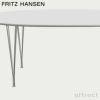 FRITZ HANSEN フリッツ・ハンセン SUPERELLIPSE スーパー楕円テーブル B613 ダイニングテーブル 120×180cm ラミネート天板 カラー：6色 スパンレッグカラー：7色 デザイン：ピート・ハイン、ブルーノ・マットソン