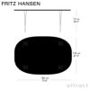 FRITZ HANSEN フリッツ・ハンセン SUPERELLIPSE スーパー楕円テーブル B613 ダイニングテーブル 120×180cm ラミネート天板 カラー：6色 スパンレッグカラー：7色 デザイン：ピート・ハイン、ブルーノ・マットソン