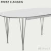 FRITZ HANSEN フリッツ・ハンセン SUPERELLIPSE スーパー楕円テーブル B620 ダイニングテーブル 延長式 100×170-270cm ラミネート天板 カラー：6色 スパンレッグカラー：7色 デザイン：ピート・ハイン、ブルーノ・マットソン