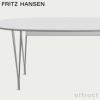 FRITZ HANSEN フリッツ・ハンセン SUPERELLIPSE スーパー楕円テーブル B620 ダイニングテーブル 延長式 100×170-270cm ラミネート天板 カラー：6色 スパンレッグカラー：7色 デザイン：ピート・ハイン、ブルーノ・マットソン