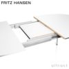 FRITZ HANSEN フリッツ・ハンセン SUPERELLIPSE スーパー楕円テーブル B620 ダイニングテーブル 延長式 100×170-270cm ラミネート天板 カラー：6色 スパンレッグカラー：7色 デザイン：ピート・ハイン、ブルーノ・マットソン