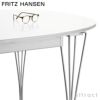 FRITZ HANSEN フリッツ・ハンセン SUPERELLIPSE スーパー楕円テーブル B620 ダイニングテーブル 延長式 100×170-270cm ラミネート天板 カラー：6色 スパンレッグカラー：7色 デザイン：ピート・ハイン、ブルーノ・マットソン