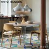 FRITZ HANSEN フリッツ・ハンセン SUPERELLIPSE スーパー楕円テーブル B620 ダイニングテーブル 延長式 100×170-270cm ラミネート天板 カラー：6色 スパンレッグカラー：7色 デザイン：ピート・ハイン、ブルーノ・マットソン