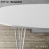 FRITZ HANSEN フリッツ・ハンセン SUPERELLIPSE スーパー楕円テーブル B620 ダイニングテーブル 延長式 100×170-270cm ラミネート天板 カラー：6色 スパンレッグカラー：7色 デザイン：ピート・ハイン、ブルーノ・マットソン