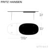 FRITZ HANSEN フリッツ・ハンセン SUPERELLIPSE スーパー楕円テーブル B620 ダイニングテーブル 延長式 100×170-270cm ラミネート天板 カラー：6色 スパンレッグカラー：7色 デザイン：ピート・ハイン、ブルーノ・マットソン