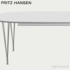 FRITZ HANSEN フリッツ・ハンセン SUPERELLIPSE スーパー楕円テーブル B619 ダイニングテーブル 延長式 120×180-300cm ラミネート天板 カラー：6色 スパンレッグカラー：7色 デザイン：ピート・ハイン、ブルーノ・マットソン 