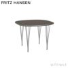 FRITZ HANSEN フリッツ・ハンセン SUPERCIRCULAR スーパー円テーブル B603 ダイニングテーブル 100×100cm ラミネート天板 カラー：6色 スパンレッグカラー：7色 デザイン：ピート・ハイン、ブルーノ・マットソン、アルネ・ヤコブセン 