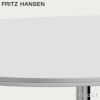 FRITZ HANSEN フリッツ・ハンセン SUPERCIRCULAR スーパー円テーブル A603 カフェテーブル 100×100cm ラミネート天板 カラー：6色 4スターベースカラー：5色 デザイン：ピート・ハイン、ブルーノ・マットソン、アルネ・ヤコブセン 