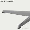 FRITZ HANSEN フリッツ・ハンセン SUPERCIRCULAR スーパー円テーブル A603 カフェテーブル 100×100cm ラミネート天板 カラー：6色 4スターベースカラー：5色 デザイン：ピート・ハイン、ブルーノ・マットソン、アルネ・ヤコブセン 