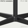 FRITZ HANSEN フリッツ・ハンセン SUPERCIRCULAR スーパー円テーブル A603 カフェテーブル 100×100cm ラミネート天板 カラー：6色 4スターベースカラー：5色 デザイン：ピート・ハイン、ブルーノ・マットソン、アルネ・ヤコブセン 