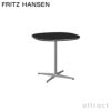 FRITZ HANSEN フリッツ・ハンセン SUPERCIRCULAR スーパー円テーブル A602 カフェテーブル 75×75cm ラミネート天板 カラー：6色 4スターベースカラー：5色 デザイン：ピート・ハイン、ブルーノ・マットソン、アルネ・ヤコブセン 