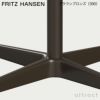 FRITZ HANSEN フリッツ・ハンセン SUPERCIRCULAR スーパー円テーブル A602 カフェテーブル 75×75cm ラミネート天板 カラー：6色 4スターベースカラー：5色 デザイン：ピート・ハイン、ブルーノ・マットソン、アルネ・ヤコブセン 