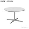 FRITZ HANSEN フリッツ・ハンセン SUPERCIRCULAR スーパー円テーブル A202 コーヒーテーブル 75×75cm ラミネート天板 カラー：6色 4スターベースカラー：5色 デザイン：ピート・ハイン、ブルーノ・マットソン、アルネ・ヤコブセン 