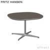 FRITZ HANSEN フリッツ・ハンセン SUPERCIRCULAR スーパー円テーブル A202 コーヒーテーブル 75×75cm ラミネート天板 カラー：6色 4スターベースカラー：5色 デザイン：ピート・ハイン、ブルーノ・マットソン、アルネ・ヤコブセン 