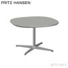 FRITZ HANSEN フリッツ・ハンセン SUPERCIRCULAR スーパー円テーブル A202 コーヒーテーブル 75×75cm ラミネート天板 カラー：6色 4スターベースカラー：5色 デザイン：ピート・ハイン、ブルーノ・マットソン、アルネ・ヤコブセン 