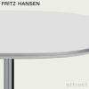 FRITZ HANSEN フリッツ・ハンセン SUPERCIRCULAR スーパー円テーブル A202 コーヒーテーブル 75×75cm ラミネート天板 カラー：6色 4スターベースカラー：5色 デザイン：ピート・ハイン、ブルーノ・マットソン、アルネ・ヤコブセン 