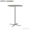 FRITZ HANSEN フリッツ・ハンセン SUPERCIRCULAR スーパー円テーブル A902 ハイテーブル 75×75cm ラミネート天板 カラー：6色 4スターベースカラー：5色 デザイン：ピート・ハイン、ブルーノ・マットソン、アルネ・ヤコブセン 