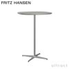 FRITZ HANSEN フリッツ・ハンセン SUPERCIRCULAR スーパー円テーブル A902 ハイテーブル 75×75cm ラミネート天板 カラー：6色 4スターベースカラー：5色 デザイン：ピート・ハイン、ブルーノ・マットソン、アルネ・ヤコブセン 