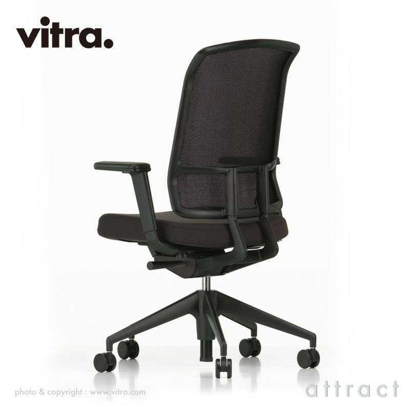 Vitra ヴィトラ AM Chair エーエムチェア カラー：ブラック 2Dアームレスト デザイン：アルベルト・メダ